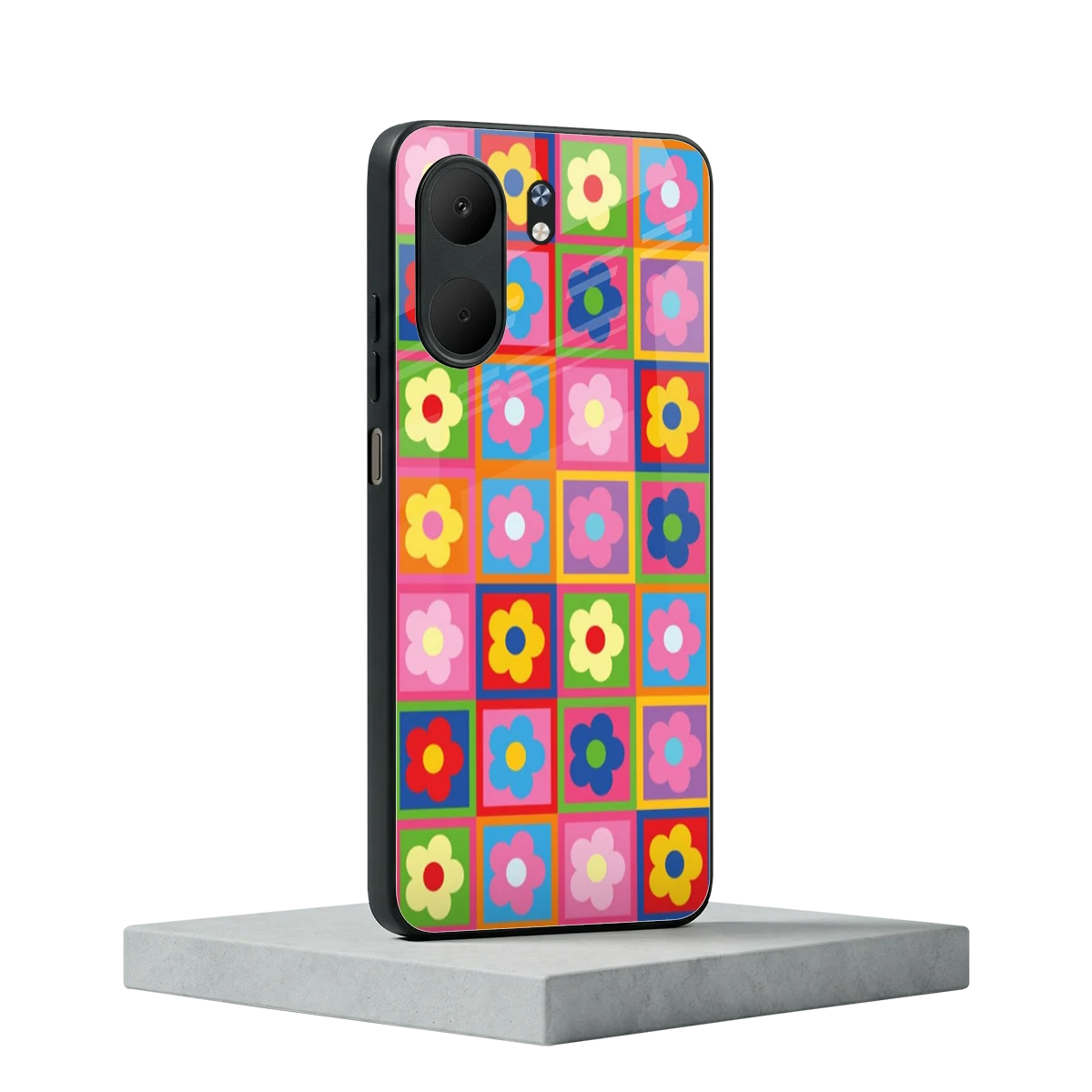 Blossom Harmony oppo a5x 5g mobile cover | shockproof glass phone case
