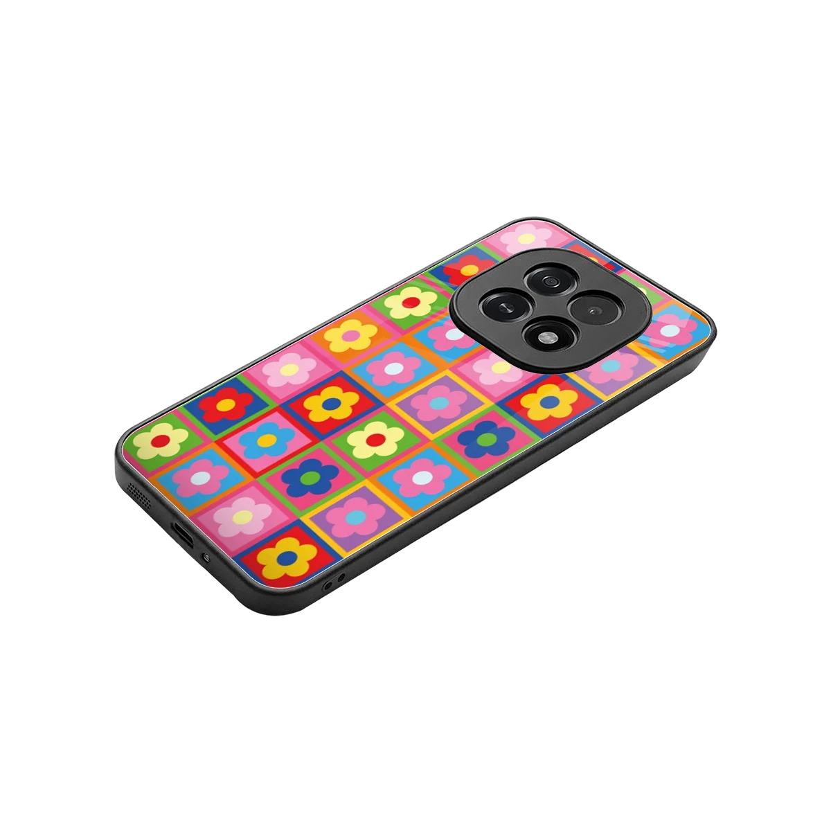 Blossom Harmony stylish phone case for oppo f29 5g | glossy glass and slim fit