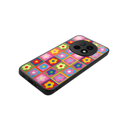 Blossom Harmony stylish phone case for oppo f29 pro 5g | glossy glass and slim fit