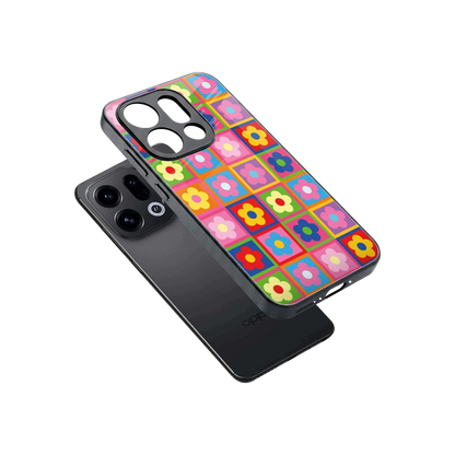 Blossom Harmony sleek oppo find x9 cover with tempered glass back and TPU edges