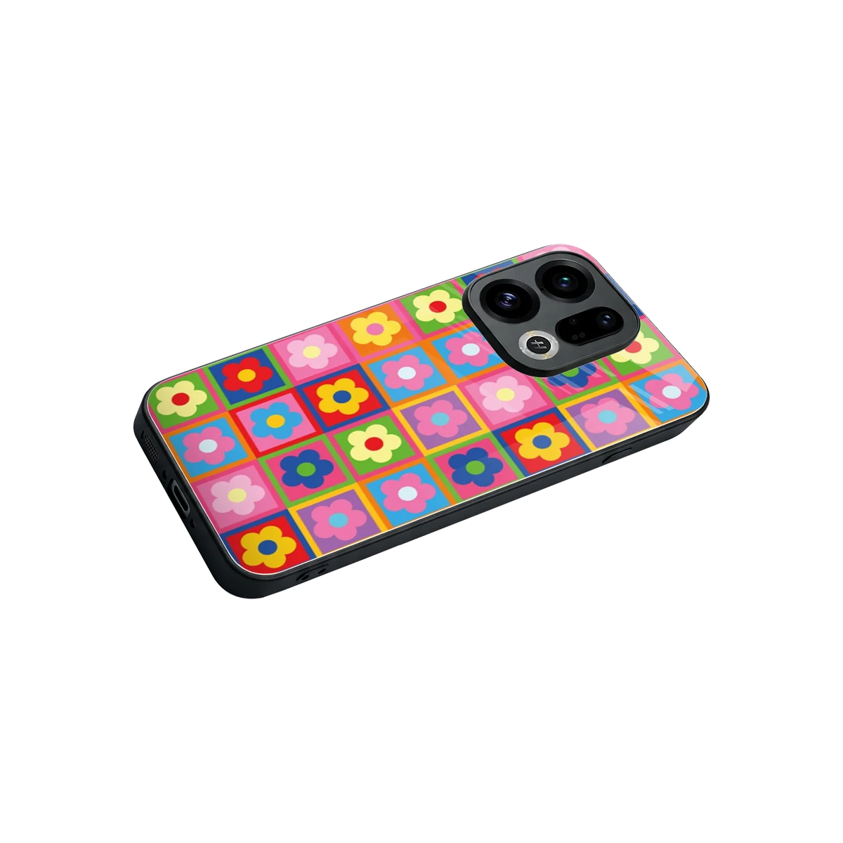 Blossom Harmony stylish phone case for oppo find x9 | glossy glass and slim fit