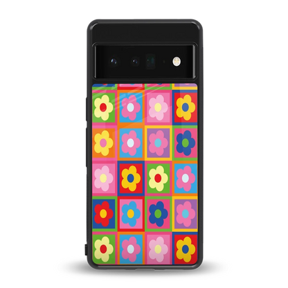 Blossom Harmony back phone cover | glass case for google pixel 6 pro