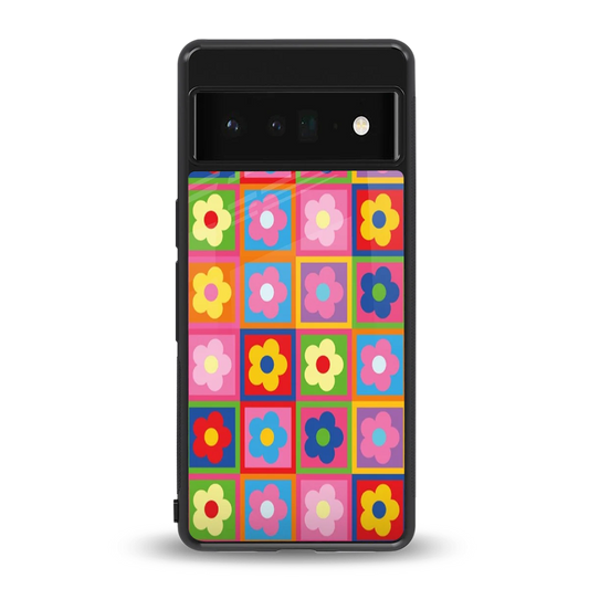 Blossom Harmony back phone cover | glass case for google pixel 6 pro