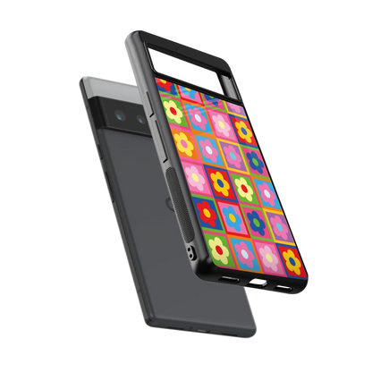 Blossom Harmony sleek google pixel 6 pro cover with tempered glass back and TPU edges