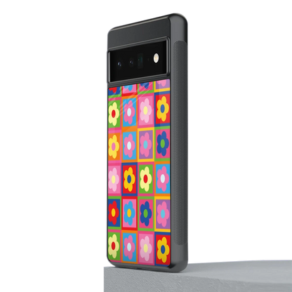 Blossom Harmony stylish phone case for google pixel 6 pro | glossy glass and slim fit