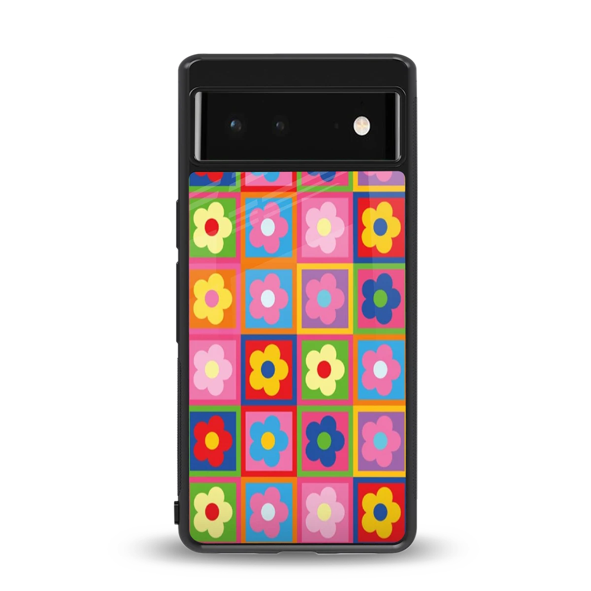 Blossom Harmony back phone cover | glass case for google pixel 6a