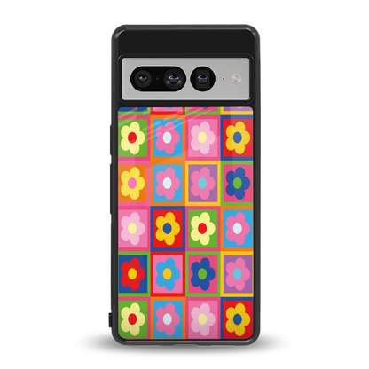 Blossom Harmony back phone cover | glass case for google pixel 7 pro