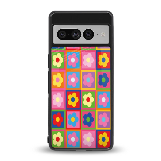 Blossom Harmony back phone cover | glass case for google pixel 7 pro