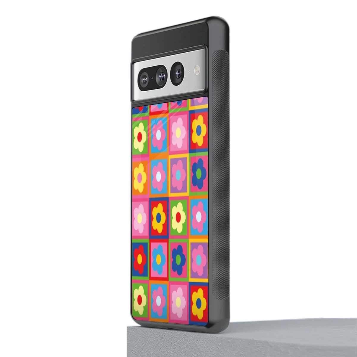 Blossom Harmony stylish phone case for google pixel 7 pro | glossy glass and slim fit