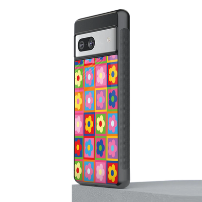 Blossom Harmony stylish phone case for google pixel 7 | glossy glass and slim fit
