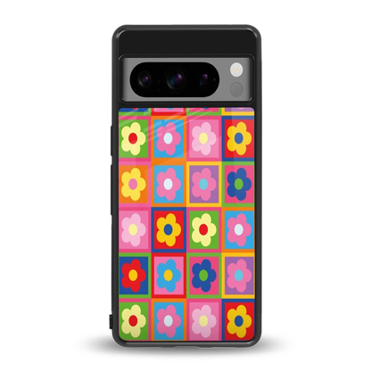 Blossom Harmony back phone cover | glass case for google pixel 8 pro