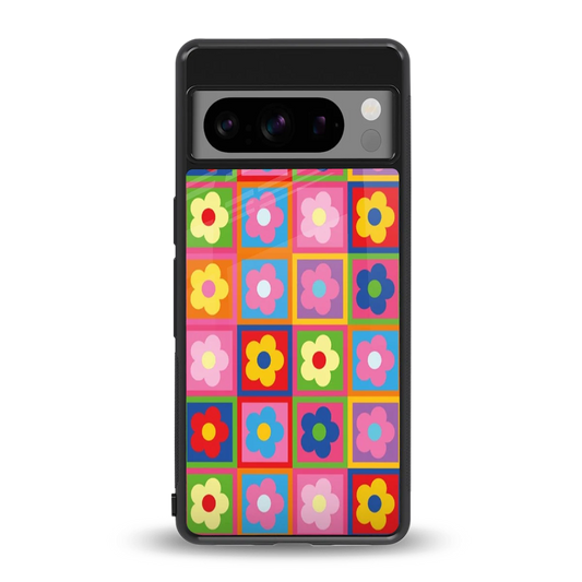 Blossom Harmony back phone cover | glass case for google pixel 8 pro