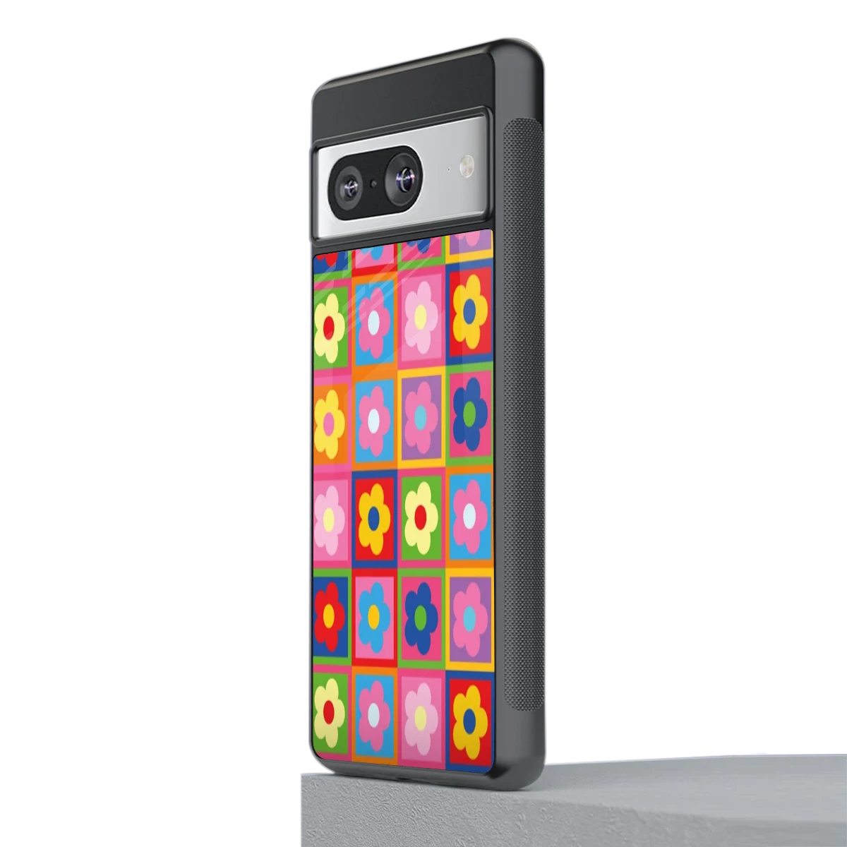 Blossom Harmony stylish phone case for google pixel 8 | glossy glass and slim fit