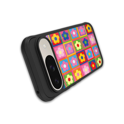 Blossom Harmony stylish phone case for google pixel 9 | glossy glass and slim fit