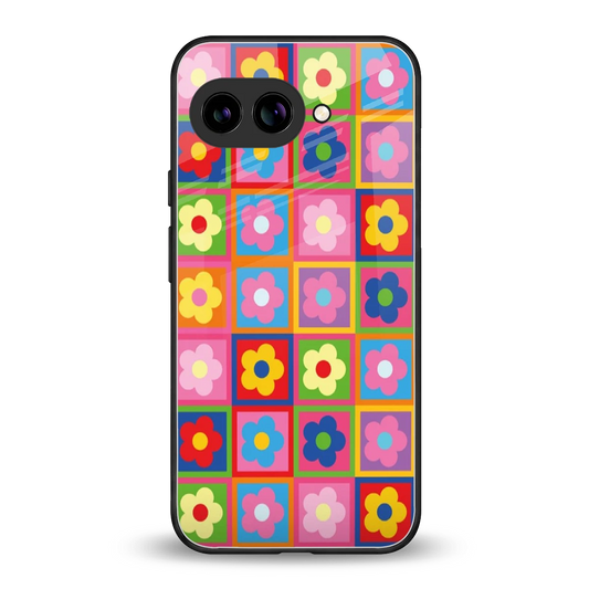 Blossom Harmony back phone cover | glass case for google pixel 9a