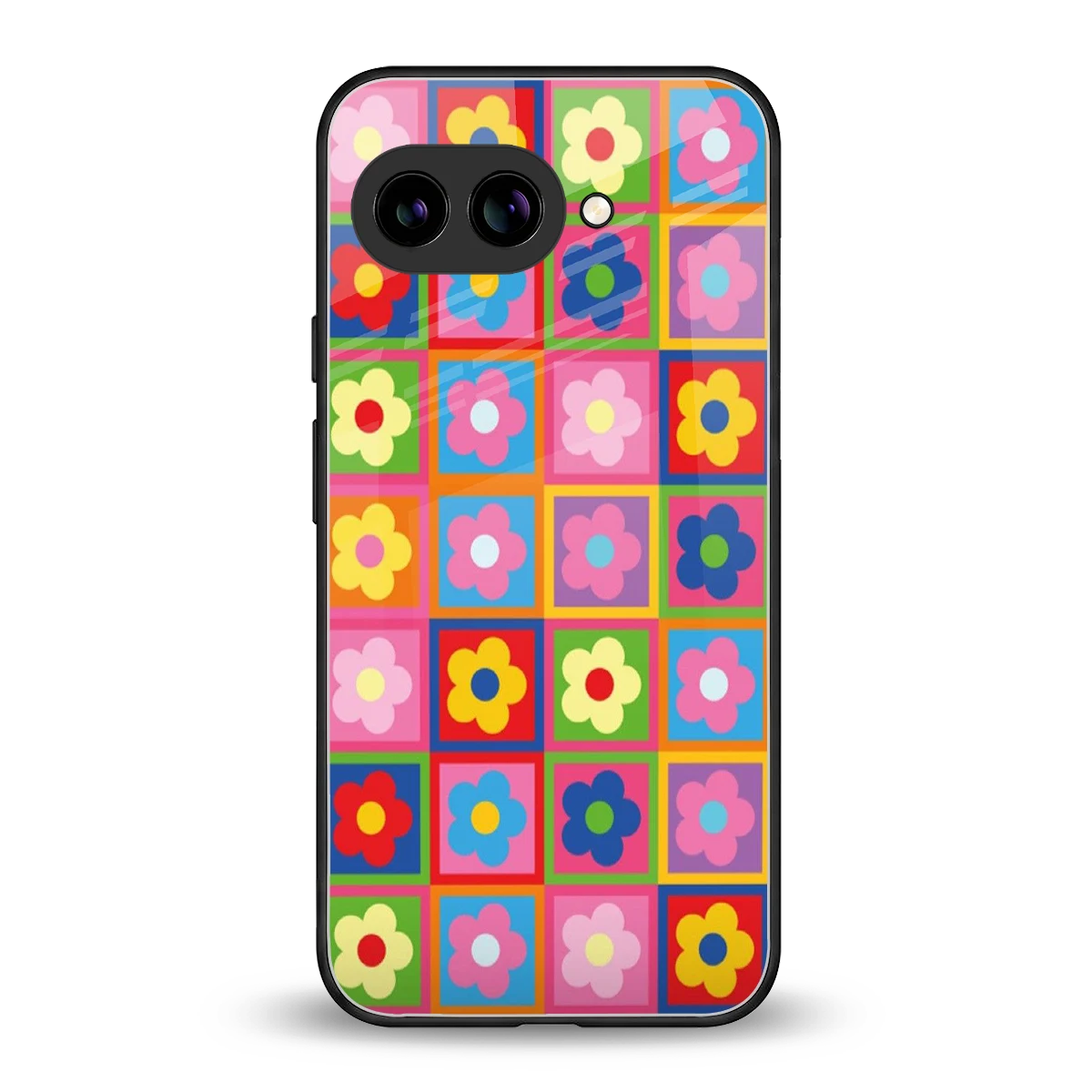 Blossom Harmony back phone cover | glass case for google pixel 10a
