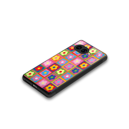 Blossom Harmony stylish phone case for google pixel 10a | glossy glass and slim fit