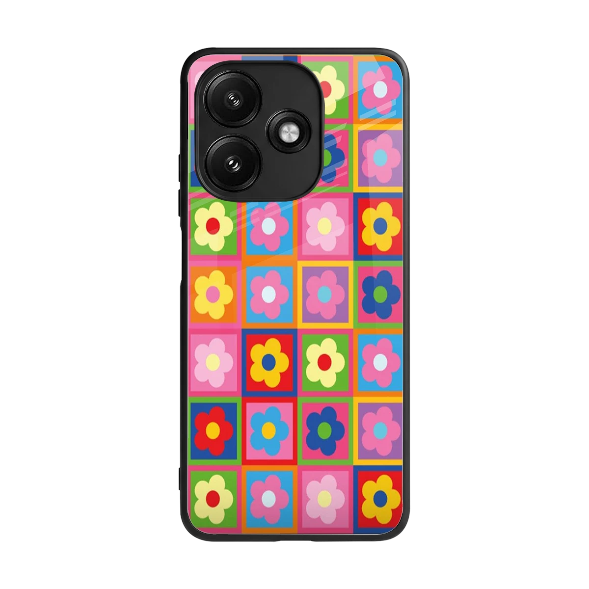 Blossom Harmony back phone cover | glass case for redmi 12 5g