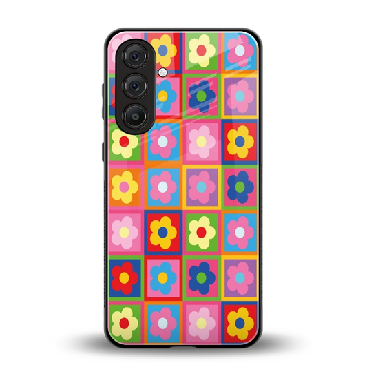 Blossom Harmony back phone cover | glass case for samsung galaxy m36 5g