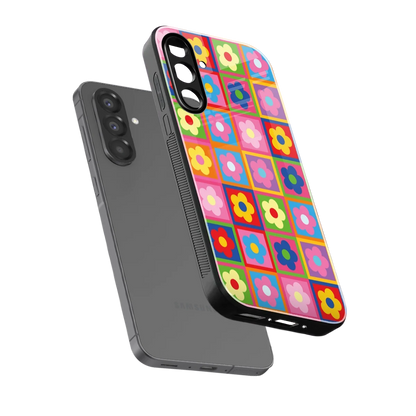 Blossom Harmony sleek samsung galaxy a17 5g cover with tempered glass back and TPU edges