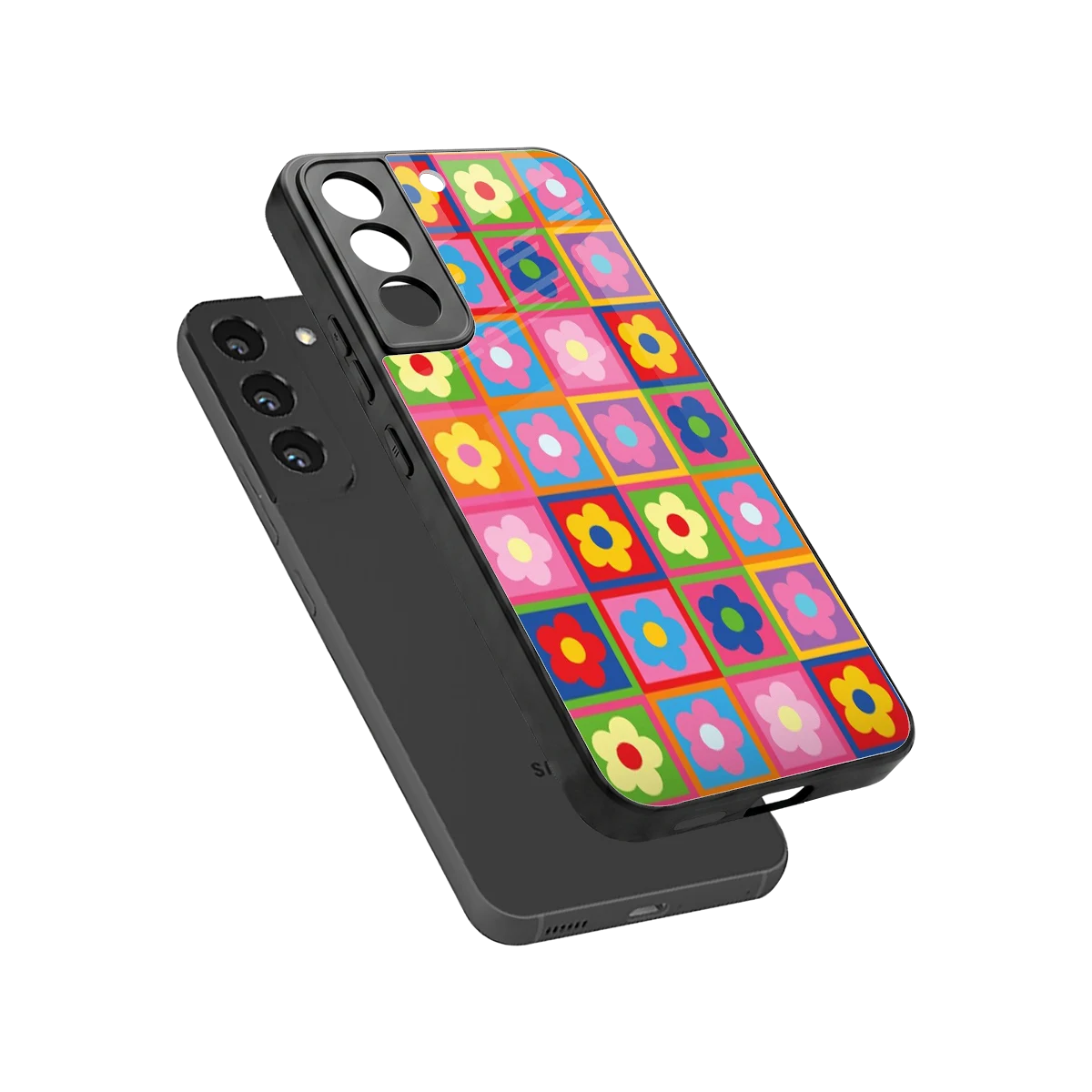 Blossom Harmony sleek samsung galaxy s22 cover with tempered glass back and TPU edges