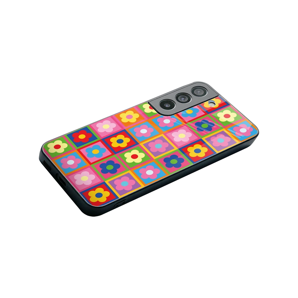 Blossom Harmony stylish phone case for samsung galaxy s22 | glossy glass and slim fit