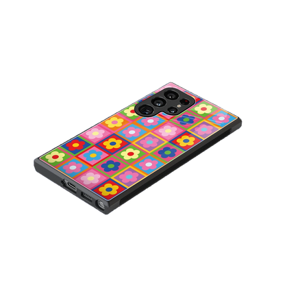 Blossom Harmony stylish phone case for samsung galaxy s24 ultra | glossy glass and slim fit