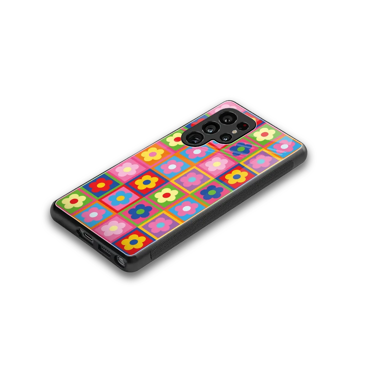 Blossom Harmony stylish phone case for samsung galaxy s26 ultra | glossy glass and slim fit