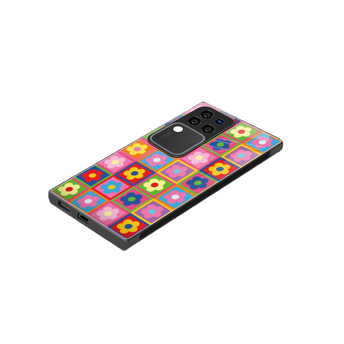 Blossom Harmony stylish phone case forvivo v30 pro | glossy glass and slim fit