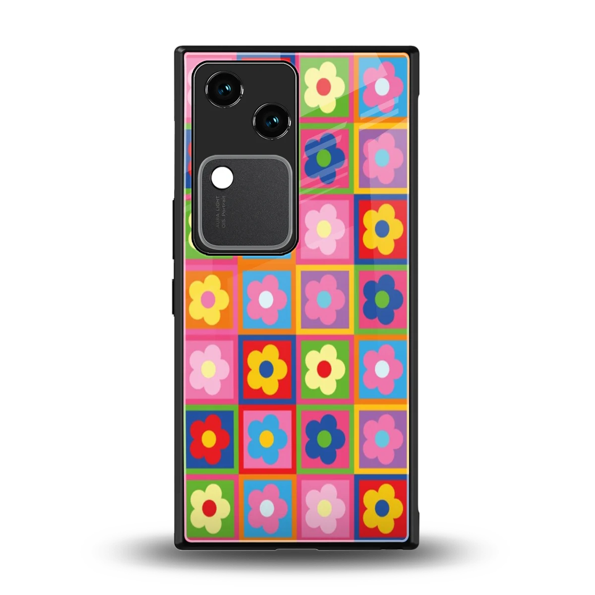 Blossom Harmony back phone cover | glass case for vivo v30