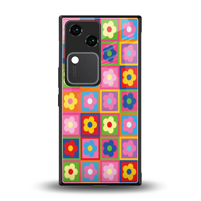 Blossom Harmony back phone cover | glass case for vivo v30