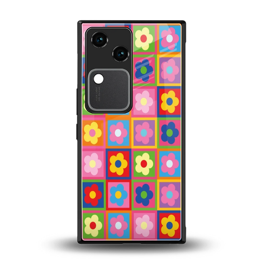 Blossom Harmony back phone cover | glass case for vivo v30