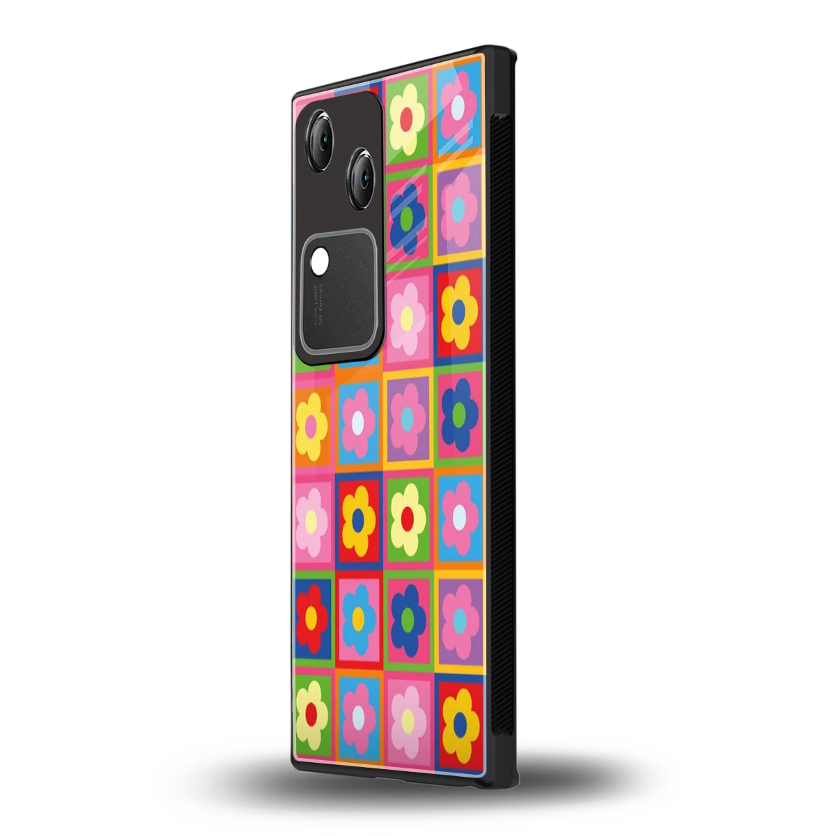Blossom Harmony vivo v30 mobile cover | shockproof glass phone case