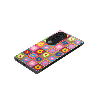 Blossom Harmony stylish phone case for vivo v40 pro | glossy glass and slim fit