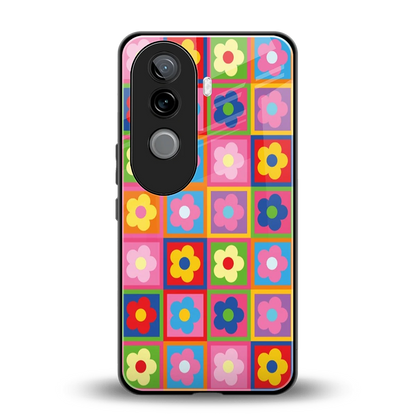 Blossom Harmony back phone cover | glass case for vivo v40e
