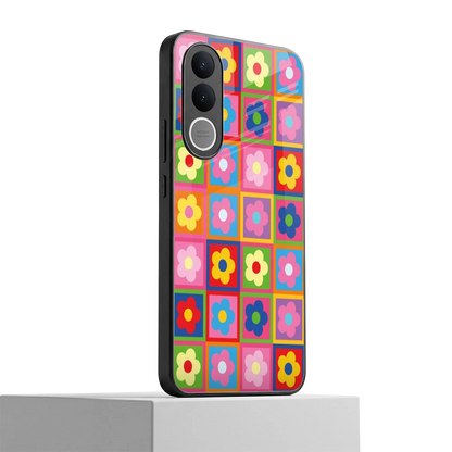 Blossom Harmony vivo v70 fe mobile cover | shockproof glass phone case