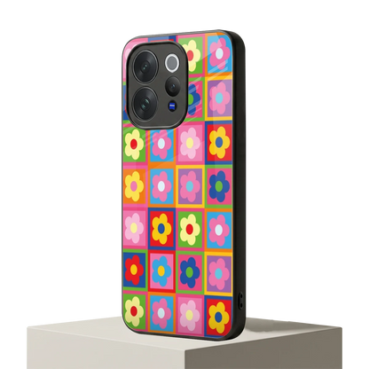 Blossom Harmony vivo v70 mobile cover | shockproof glass phone case