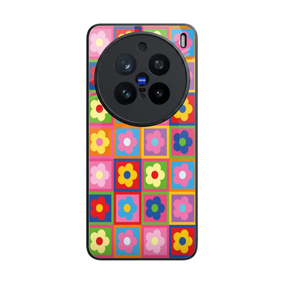 Blossom Harmony back phone cover | glass case for vivo x200 pro