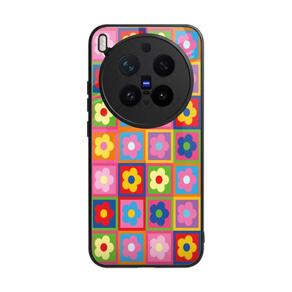 Blossom Harmony back phone cover | glass case for vivo x300 pro