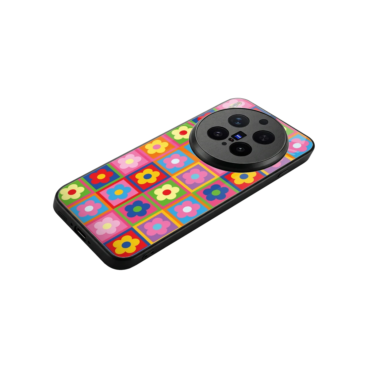 Blossom Harmony stylish phone case for vivo x300 pro | glossy glass and slim fit