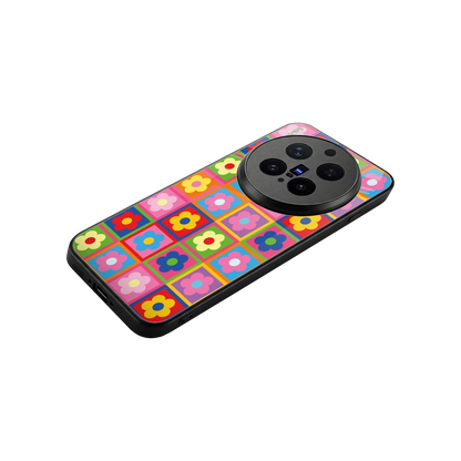 Blossom Harmony stylish phone case for vivo x300 pro | glossy glass and slim fit
