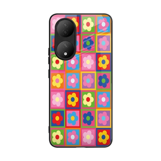 Blossom Harmony back phone cover | glass case for Vivo-y100