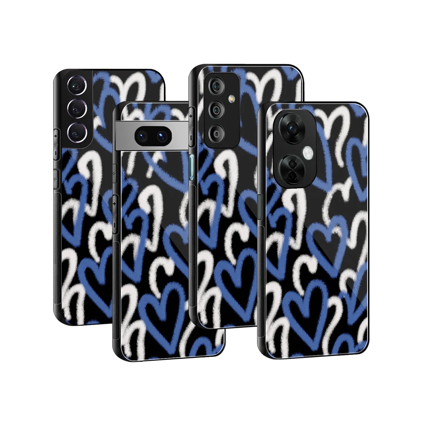 Stylish Glass Back Case for All Smartphones iPhone, Samsung, OnePlus, Pixel, Redmi, Oppo, Vivo, Motorola