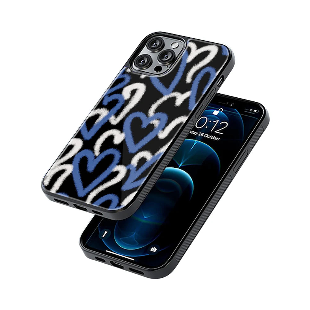 Protective Glass Back Phone Case Compatible with iPhone, Samsung, OnePlus, Pixel & More