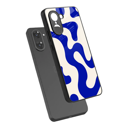 Blue Drift sleek oneplus nord ce5 5g cover with tempered glass back and TPU edges