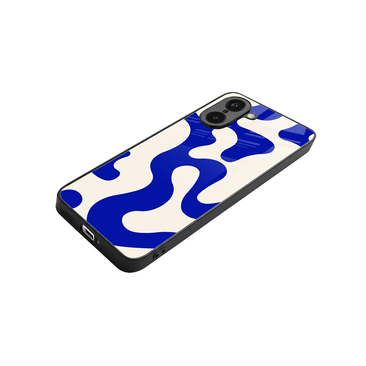 Blue Drift stylish phone case for oneplus nord ce5 5g | glossy glass and slim fit