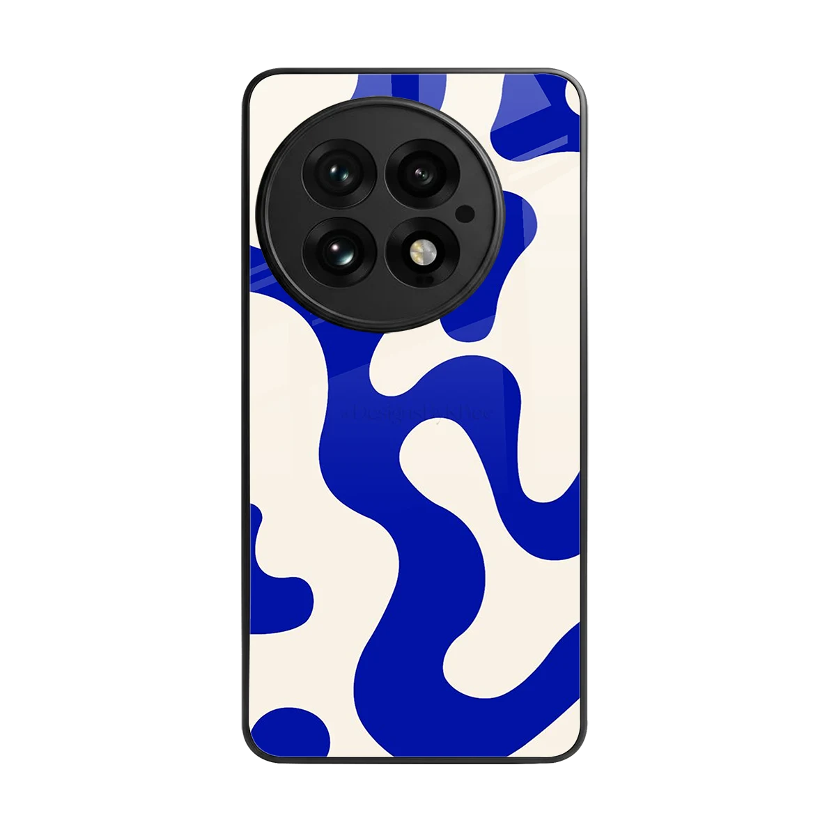 Blue Drift back phone cover | glass case for oneplus 13
