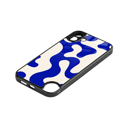 Blue Drift stylish phone case for cmf nothing phone 1 | glossy glass and slim fit