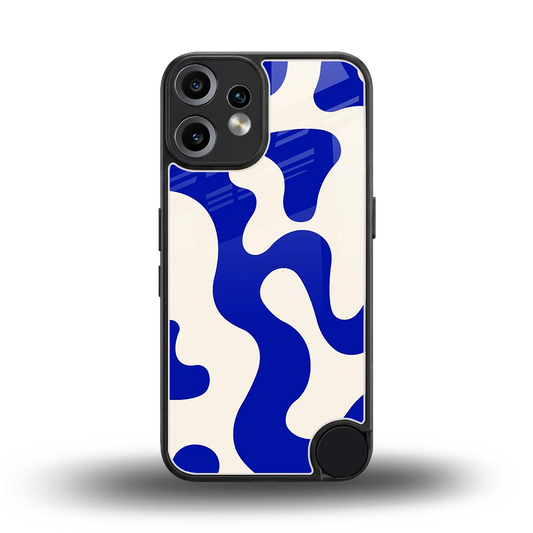 Blue Drift back phone cover | glass case for cmf nothing phone 2 pro