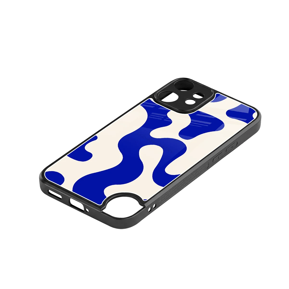 Blue Drift stylish phone case for cmf nothing phone 2 pro | glossy glass and slim fit